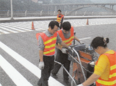 涪陵市区震荡标线